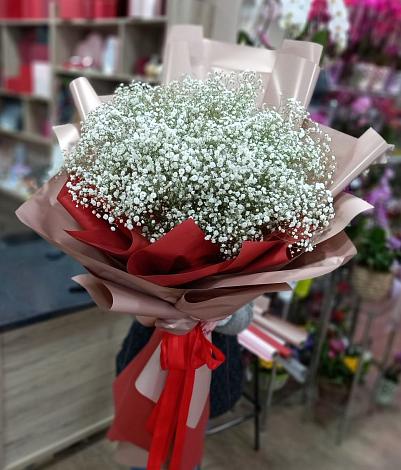 Букет цветов из: Гипсофила в Лучегорске