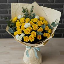 Букет цветов из:  Розы #REPLACE_PRED# Лучегорске