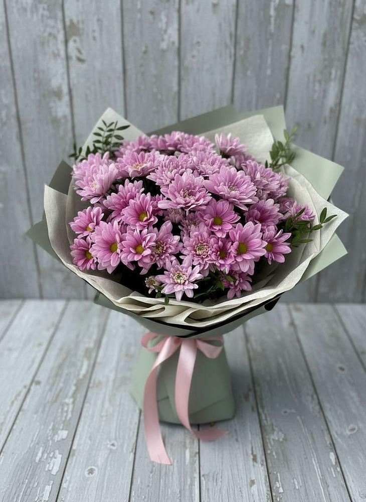 Букет цветов из: Хризантемы в Лучегорске