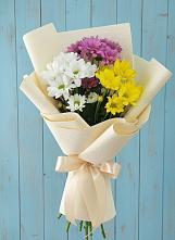 Букет цветов из:  Хризантемы в Лучегорске
