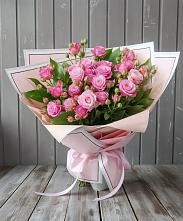 Букет Розовый кустик в Лучегорске