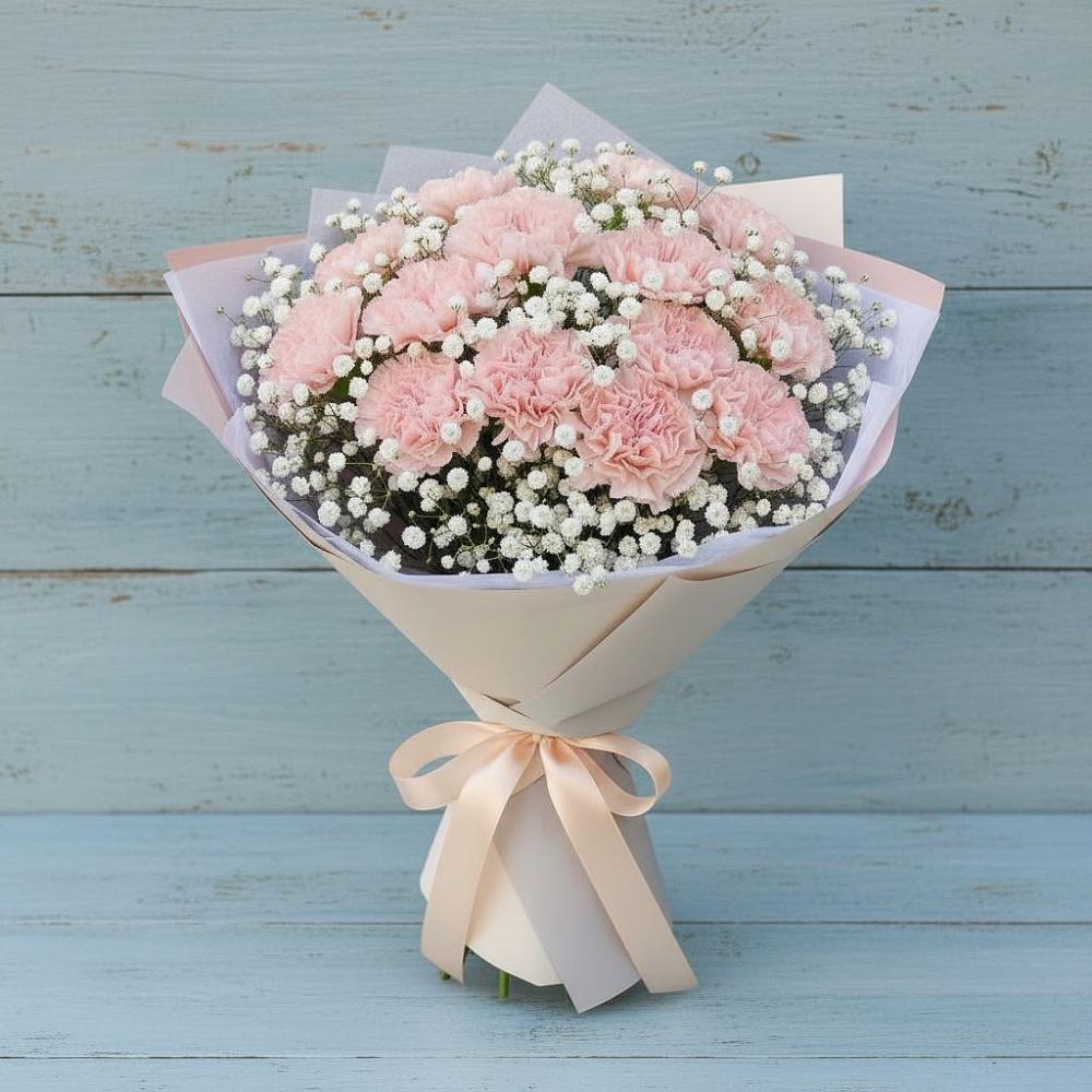 Букет цветов из: Гвоздики в Лучегорске