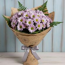 Букет цветов из:  Хризантемы в Лучегорске
