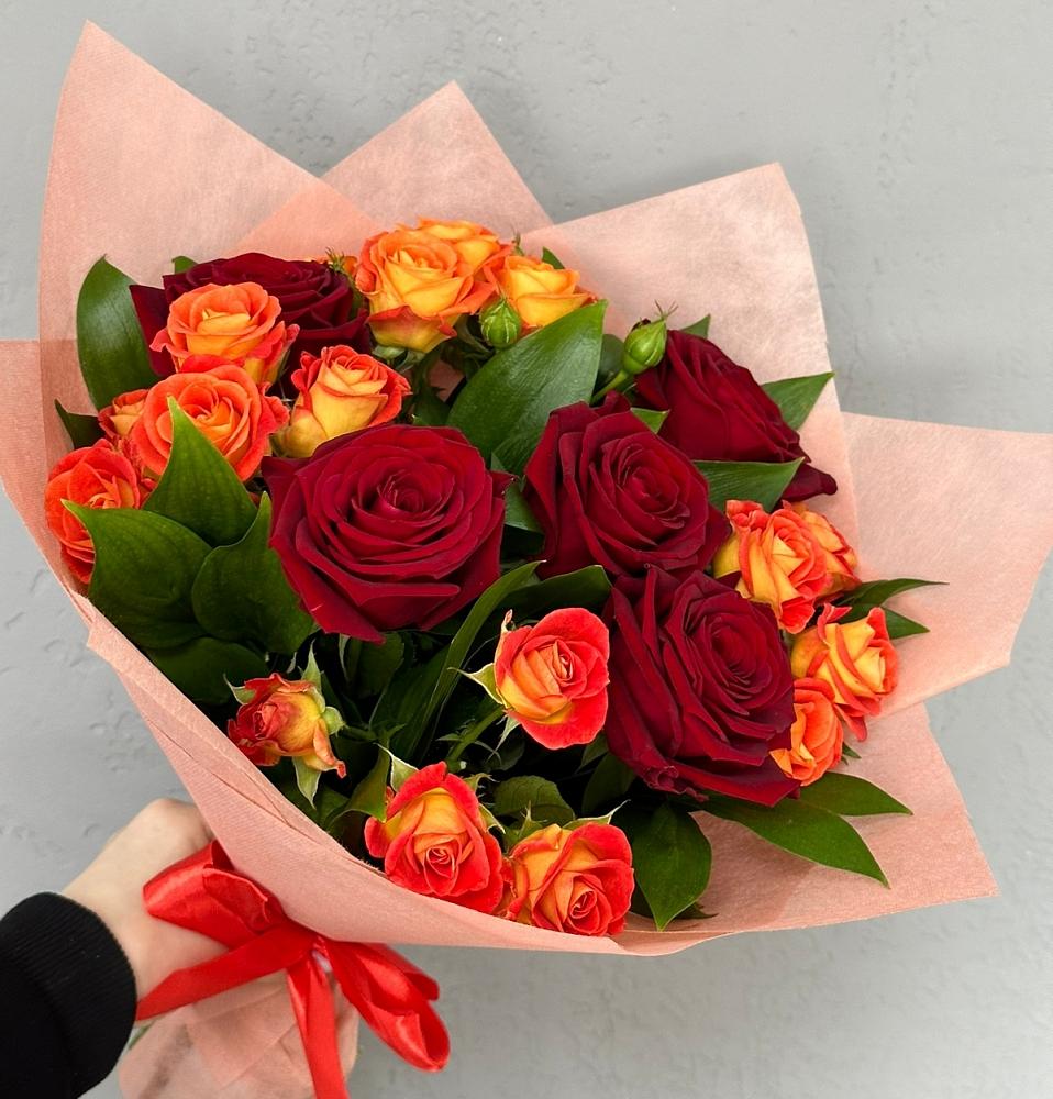 Букет Любовь и восторг в Лучегорске