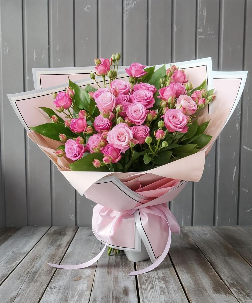 Букет Розовый кустик в Лучегорске