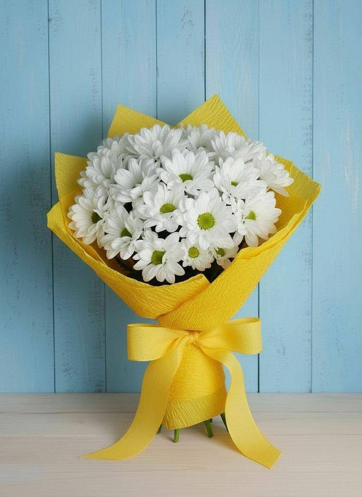 Букет цветов из: Хризантемы в Лучегорске