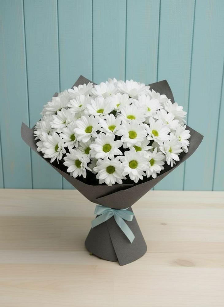 Букет цветов из: Хризантемы в Лучегорске