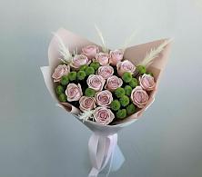 Букет цветов из:  Розы и Хризантемы #REPLACE_PRED# Лучегорске