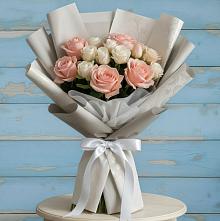 Букет цветов из:  Розы в Лучегорске