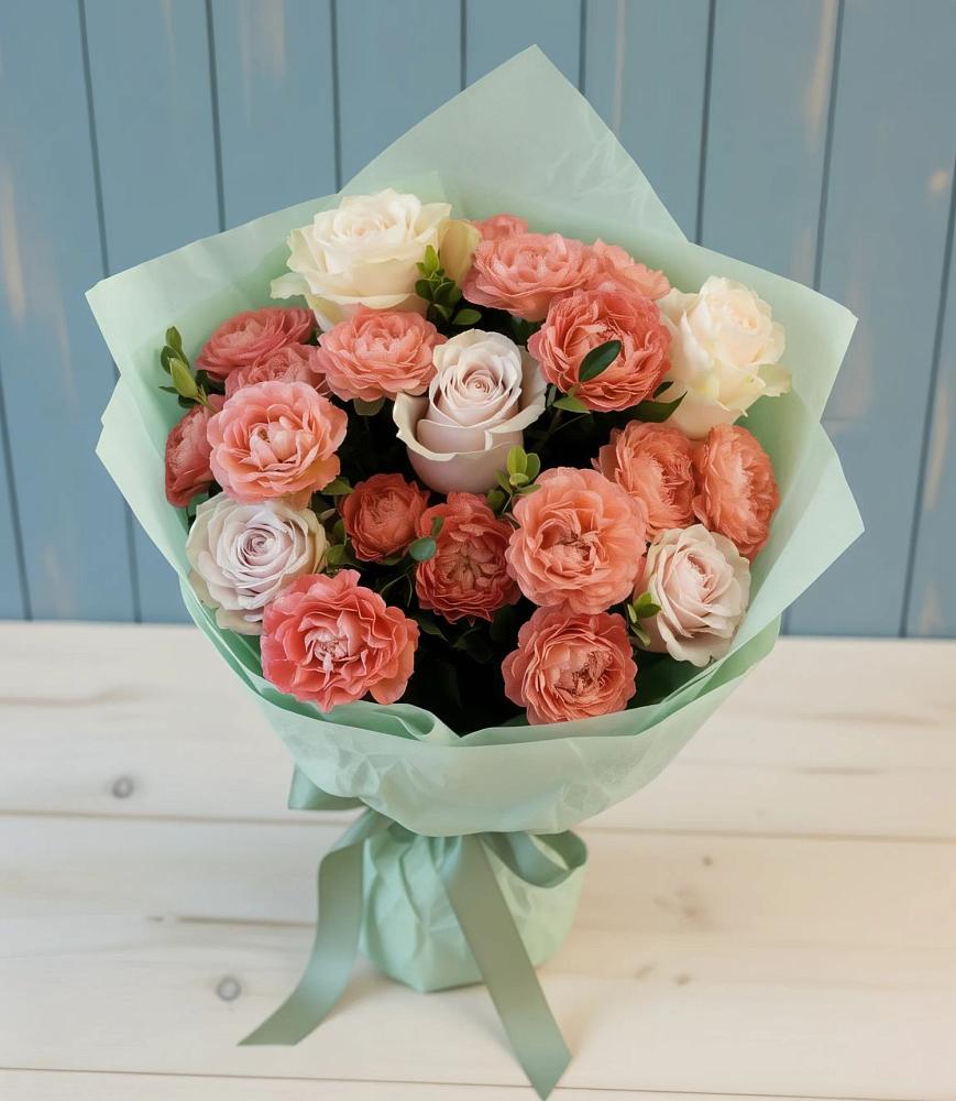 Букет цветов из: Розы в Лучегорске