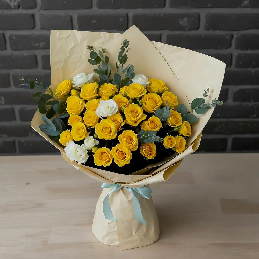 Букет цветов из: Розы в Лучегорске