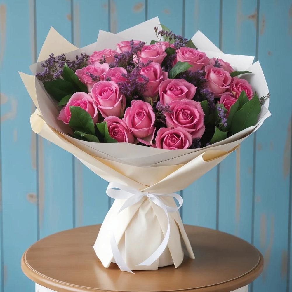 Букет цветов из: Розы в Лучегорске